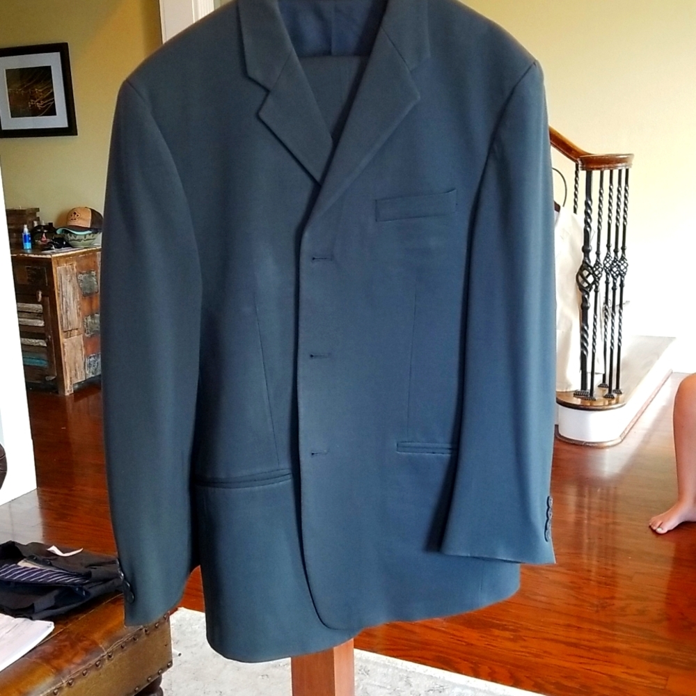 Men's, DKNY 2 piece suit, black